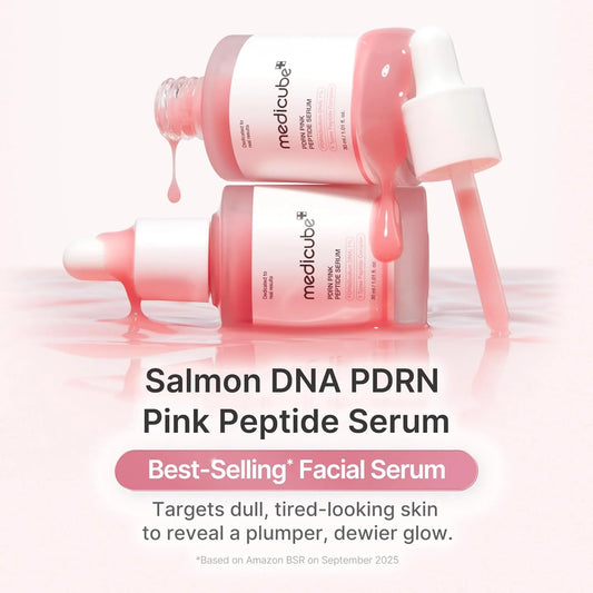 Medicube PDRN Pink Peptide Serum 30ml – Hydrating & Skin Barrier Care Facial Serum