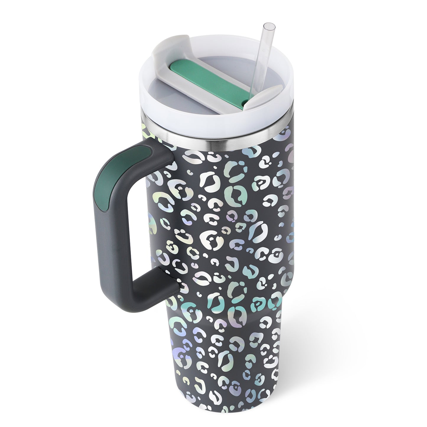 Stainless Steel Spill-Proof Vacuum Insulated Coffee Tumbler with Lid – 40 oz Travel Mug for Car, Gym, Office