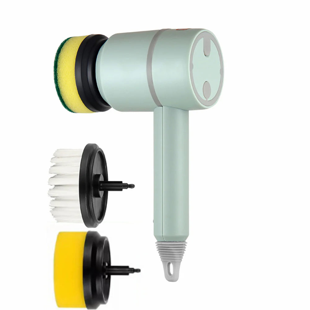 Electric Cleaning Brush Cordless Rechargeable Spin Scrubber for Kitchen Bathroom Tile Bathtub Cleaning
