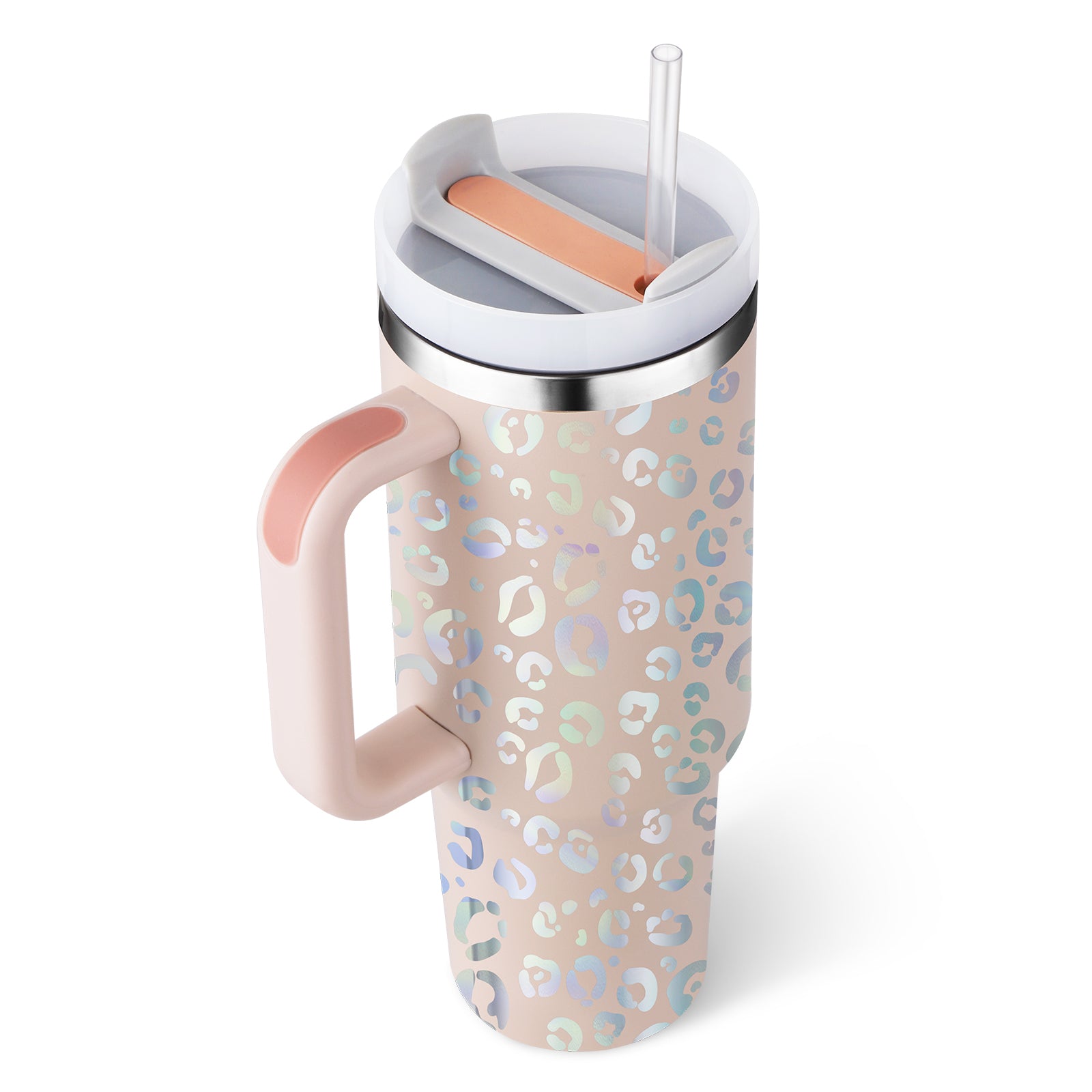 Stainless Steel Spill-Proof Vacuum Insulated Coffee Tumbler with Lid – 40 oz Travel Mug for Car, Gym, Office