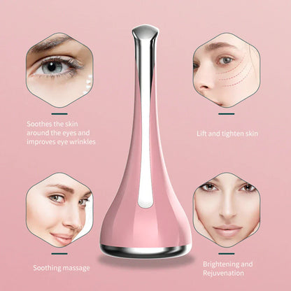 Magnetic Induction Facial Massager: 2-in-1 Micro-Current Face Lift & Skin Tightening Device | Ergonomic Dumbbell Design