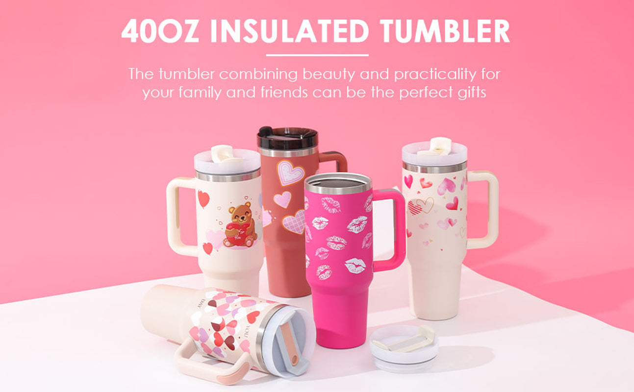 Stainless Steel Spill-Proof Vacuum Insulated Coffee Tumbler with Lid – 40 oz Travel Mug for Car, Gym, Office
