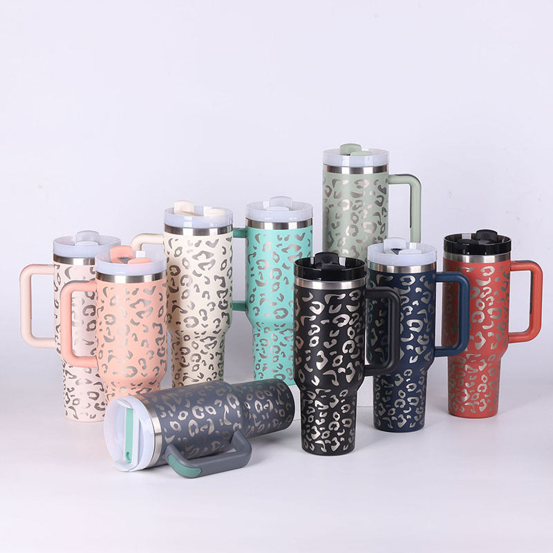 Stainless Steel Spill-Proof Vacuum Insulated Coffee Tumbler with Lid – 40 oz Travel Mug for Car, Gym, Office