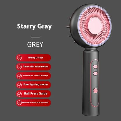 Electric Scalp Massager Comb – Hair Care Massage Brush for Deep Cleaning & Scalp Soothing