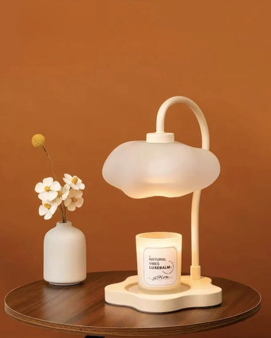 Convenient & Stylish Cloud shaped Candle Warmer with Timer - Perfect for Large Candles