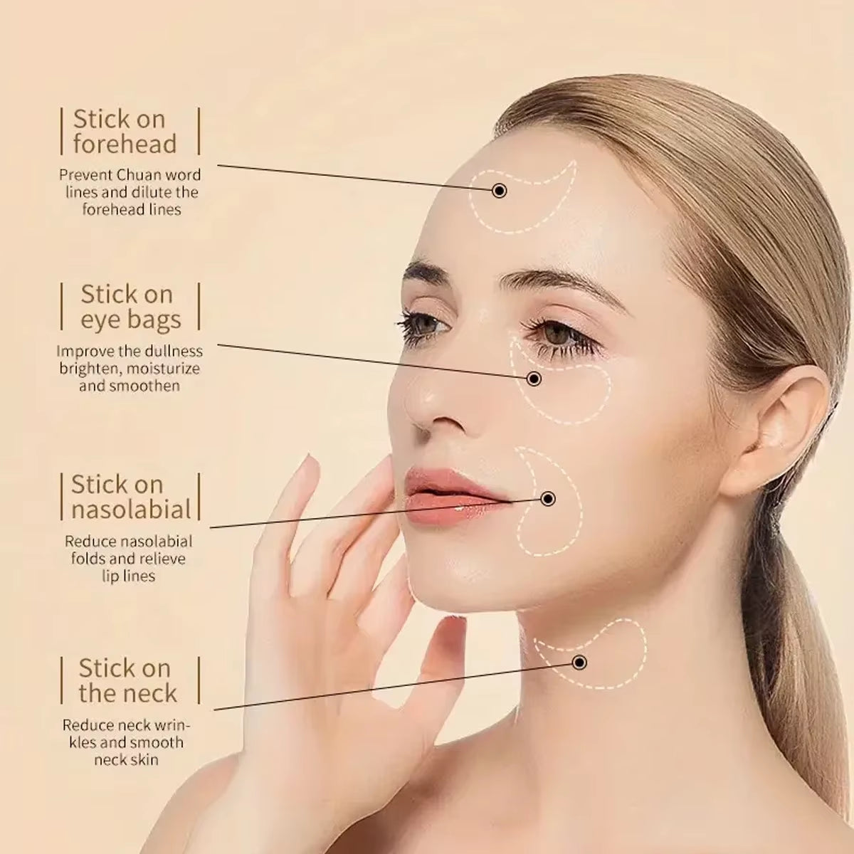 60Pcs Seaweed Hyaluronic Acid Eye Mask Collagen Eye Patch for Dark Circles Puffy Eyes Anti Wrinkle Eye Care Treatment