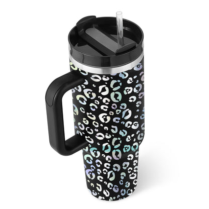 Stainless Steel Spill-Proof Vacuum Insulated Coffee Tumbler with Lid – 40 oz Travel Mug for Car, Gym, Office