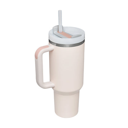 Stainless Steel Spill-Proof Vacuum Insulated Coffee Tumbler with Lid – 40 oz Travel Mug for Car, Gym, Office