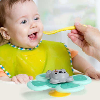 Baby Spinning Suction Cup Toy – Bath & Water Play Spinner, Fun Sensory Teether Toy for Infants & Toddlers