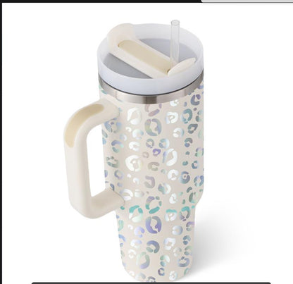 Stainless Steel Spill-Proof Vacuum Insulated Coffee Tumbler with Lid – 40 oz Travel Mug for Car, Gym, Office