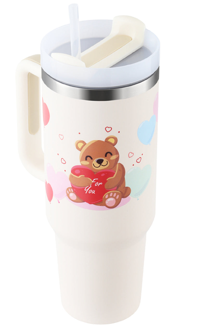 Stainless Steel Spill-Proof Vacuum Insulated Coffee Tumbler with Lid – 40 oz Travel Mug for Car, Gym, Office