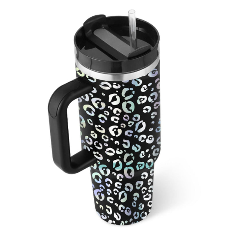 Stainless Steel Spill-Proof Vacuum Insulated Coffee Tumbler with Lid – 40 oz Travel Mug for Car, Gym, Office