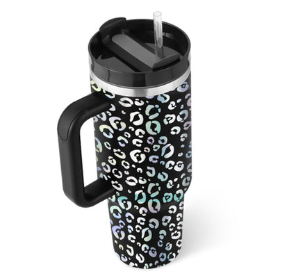 Stainless Steel Spill-Proof Vacuum Insulated Coffee Tumbler with Lid – 40 oz Travel Mug for Car, Gym, Office