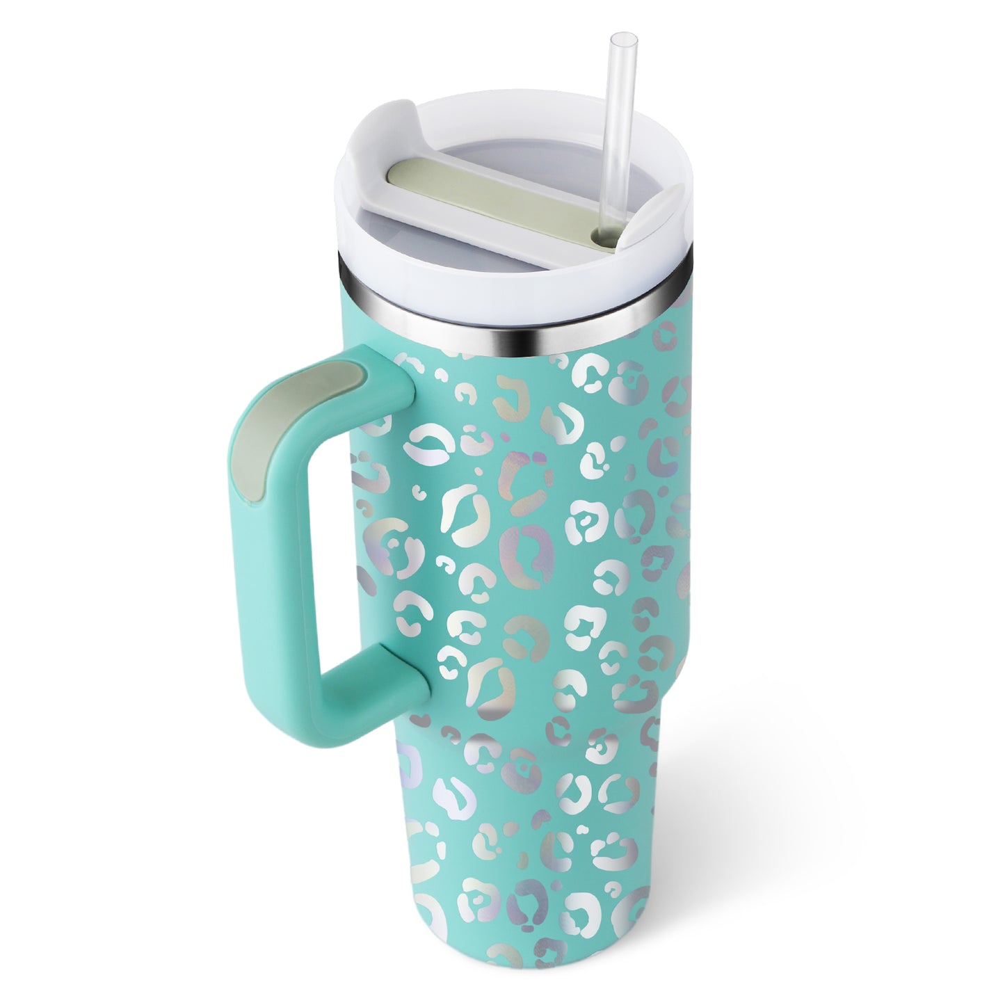 Stainless Steel Spill-Proof Vacuum Insulated Coffee Tumbler with Lid – 40 oz Travel Mug for Car, Gym, Office