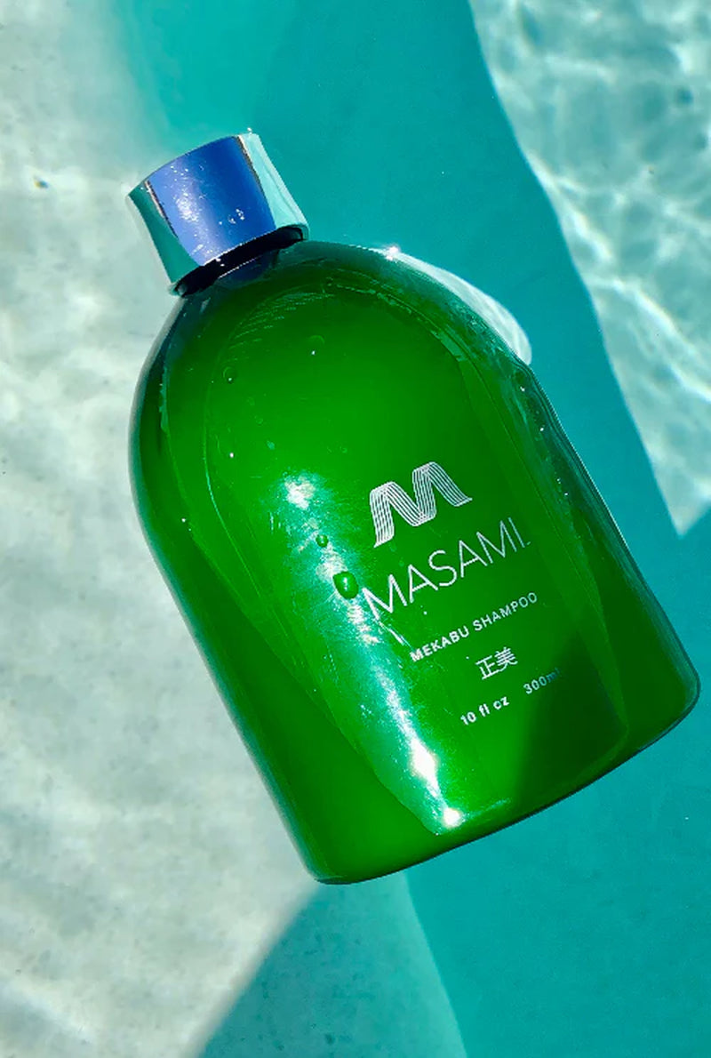 MASAMI Mekabu Hydrating Shampoo – Japanese Seaweed Shampoo for Hydration, Shine & Frizz Control