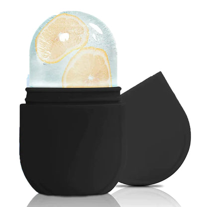 Ice Roller for Face Eyes and Neck Ice Cube Mold Skin Care Gua Sha Beauty Tool for Depuffing, Brightening and Facial Treatment