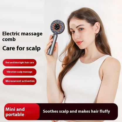 Electric Scalp Massager Comb – Hair Care Massage Brush for Deep Cleaning & Scalp Soothing