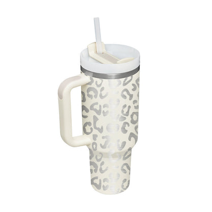Stainless Steel Spill-Proof Vacuum Insulated Coffee Tumbler with Lid – 40 oz Travel Mug for Car, Gym, Office