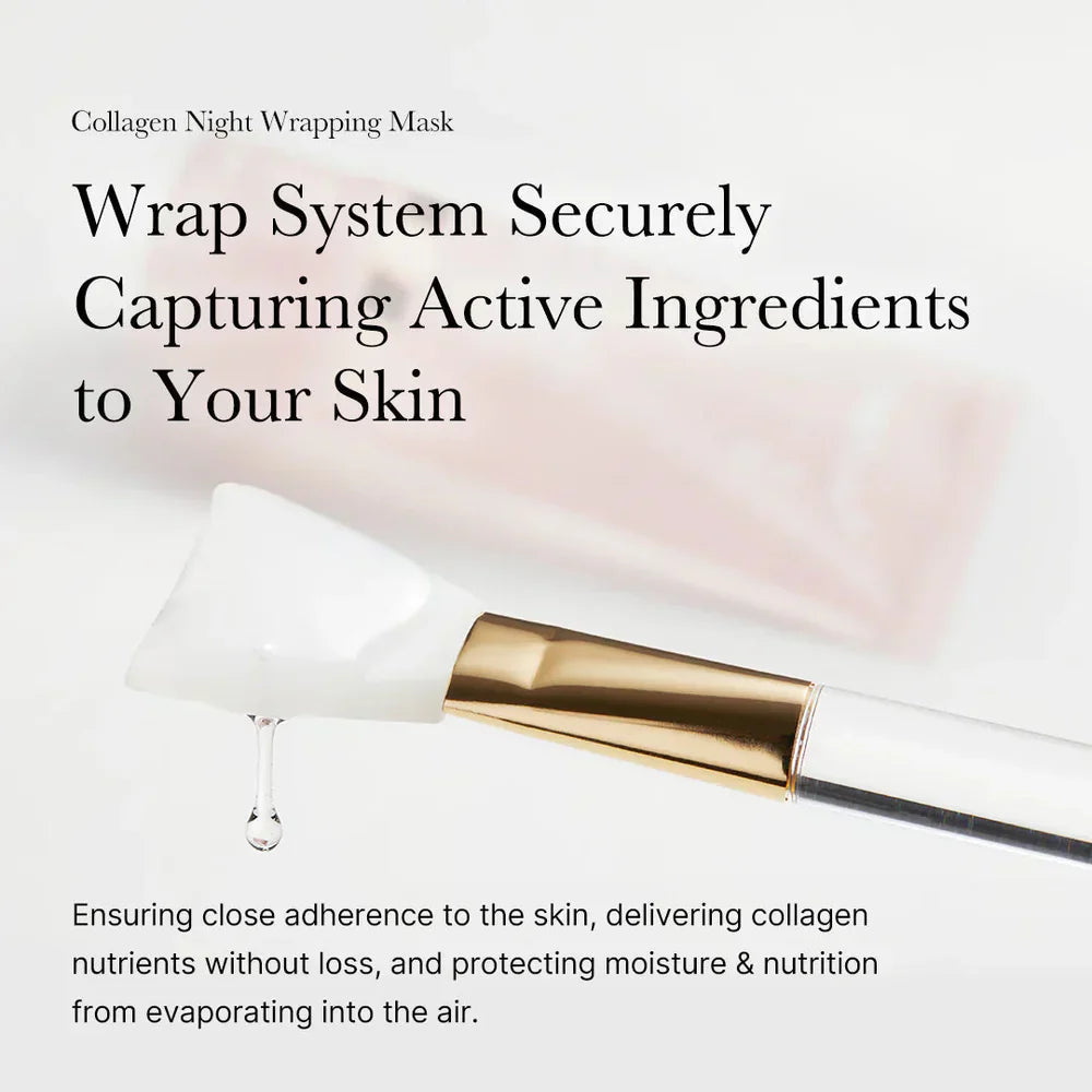 Medicube Collagen Night Wrapping Mask: Overnight Elasticity & Glass Skin Peeling Mask for Firming