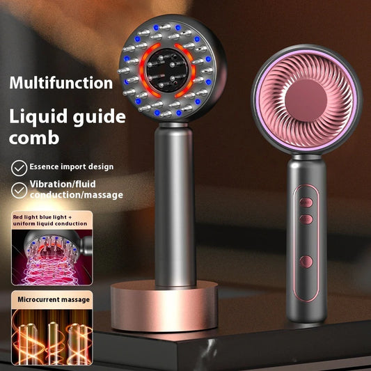 Electric Scalp Massager Comb – Hair Care Massage Brush for Deep Cleaning & Scalp Soothing