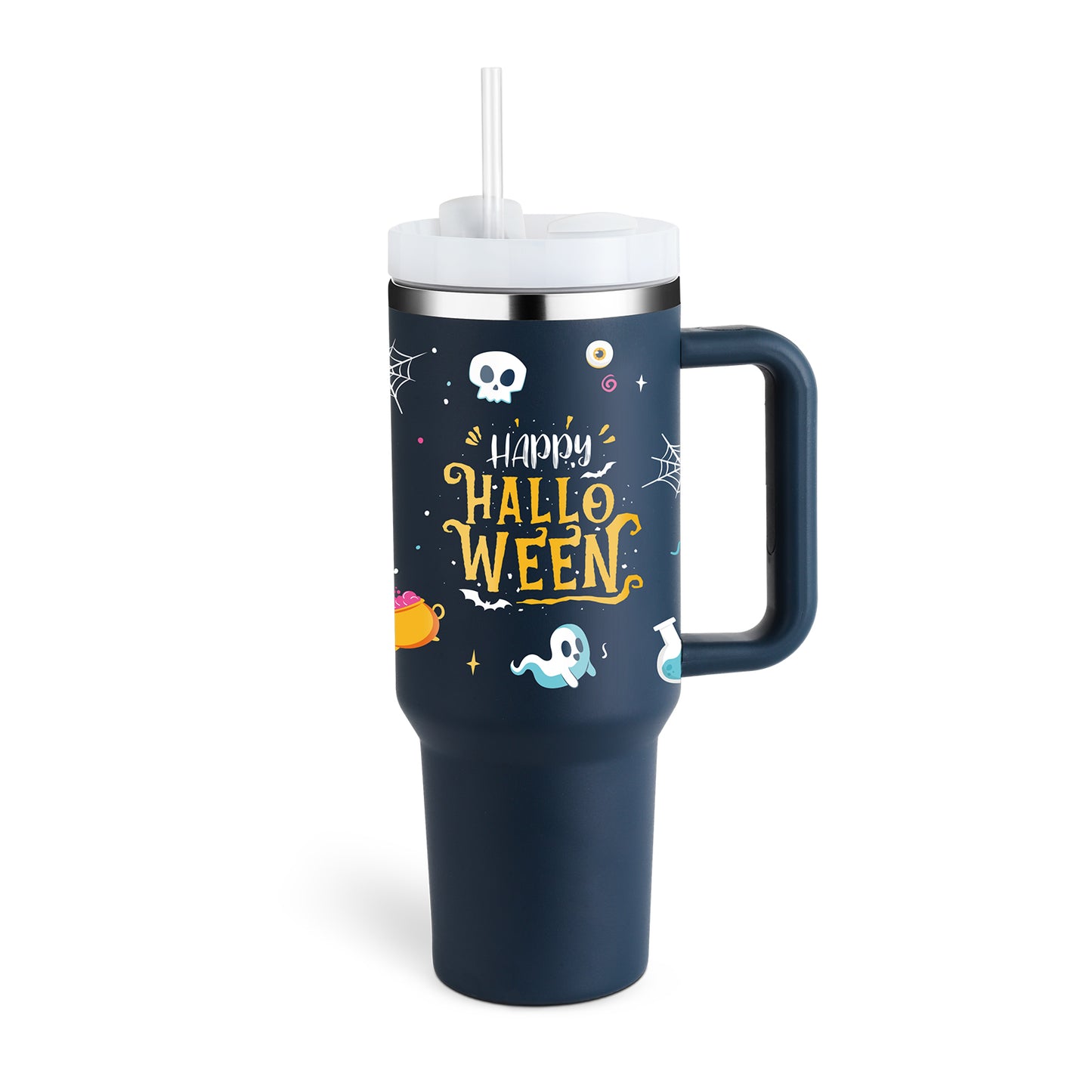 Stainless Steel Spill-Proof Vacuum Insulated Coffee Tumbler with Lid – 40 oz Travel Mug for Car, Gym, Office
