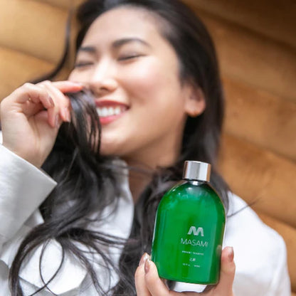 MASAMI Mekabu Hydrating Shampoo – Japanese Seaweed Shampoo for Hydration, Shine & Frizz Control