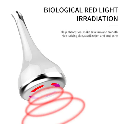 Magnetic Induction Facial Massager: 2-in-1 Micro-Current Face Lift & Skin Tightening Device | Ergonomic Dumbbell Design
