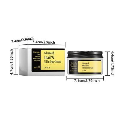Snail 92 Mucin Power Essence Cream – Hydrating & Smoothing Korean Skincare