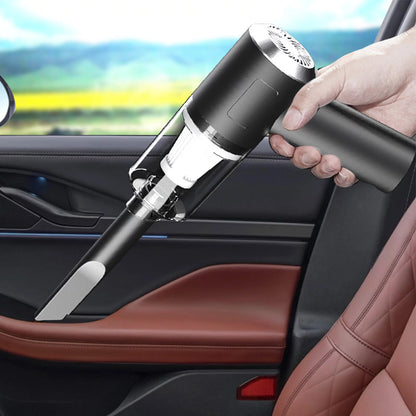 Portable Car Vacuum Cleaner | 120W High Power Cordless Handheld Mini Vacuum for Home & Auto | USB Rechargeable