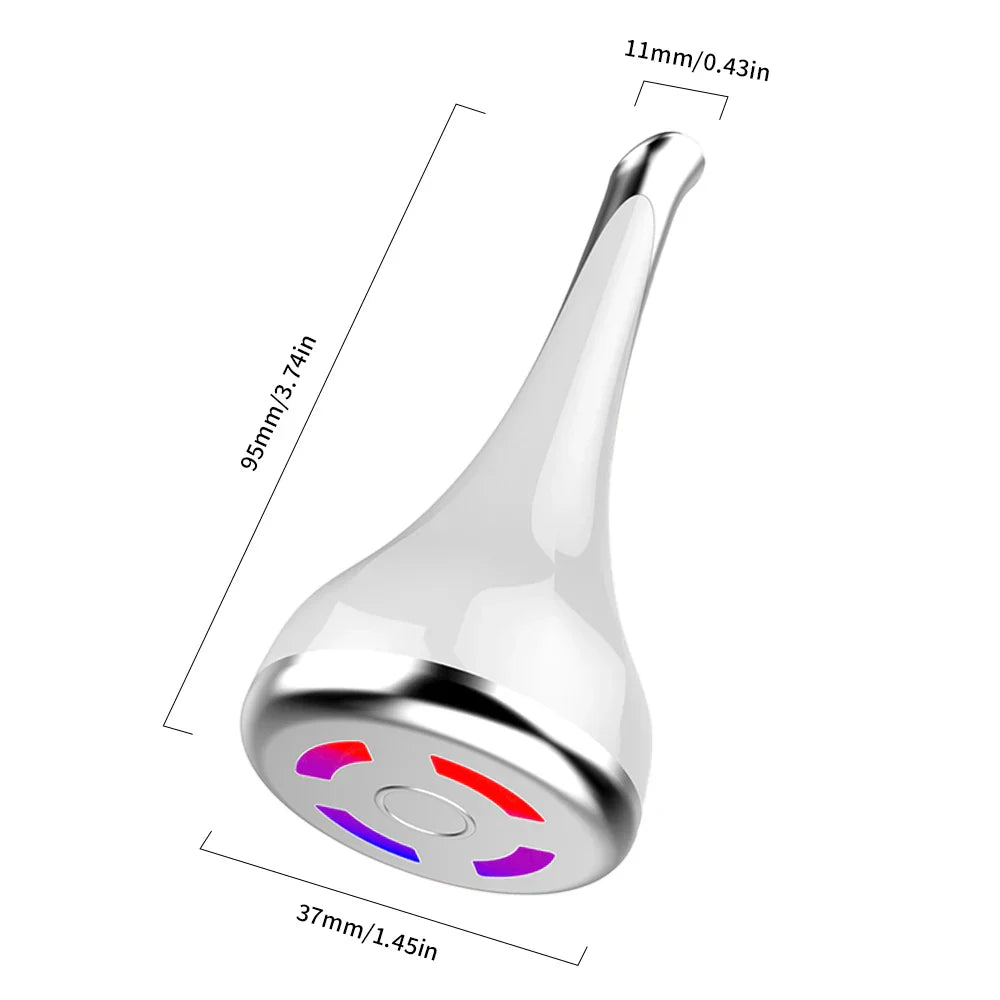 Magnetic Induction Facial Massager: 2-in-1 Micro-Current Face Lift & Skin Tightening Device | Ergonomic Dumbbell Design