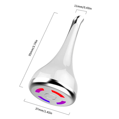 Magnetic Induction Facial Massager: 2-in-1 Micro-Current Face Lift & Skin Tightening Device | Ergonomic Dumbbell Design